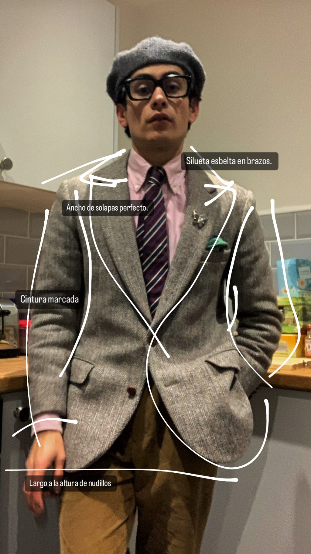 La moda se compra, el estilo se estudia. Feat.: Mi Harris Tweed&nbsp;Jacket